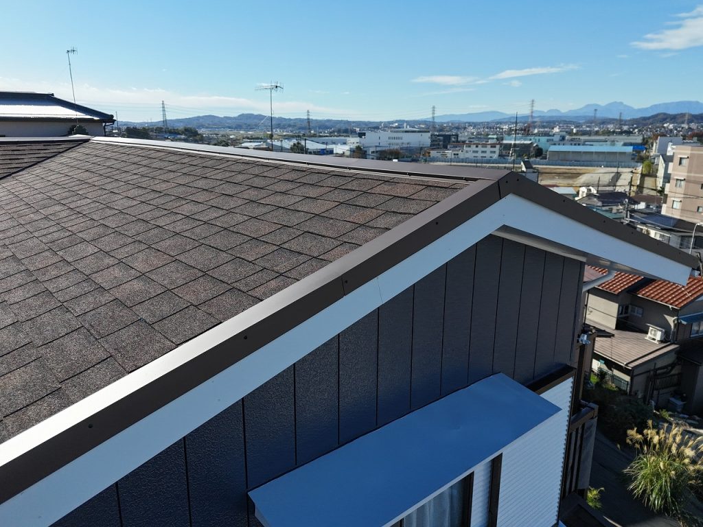 伊勢原市の屋根葺き替え工事&外壁塗装工事の施工事例/C様邸/完成