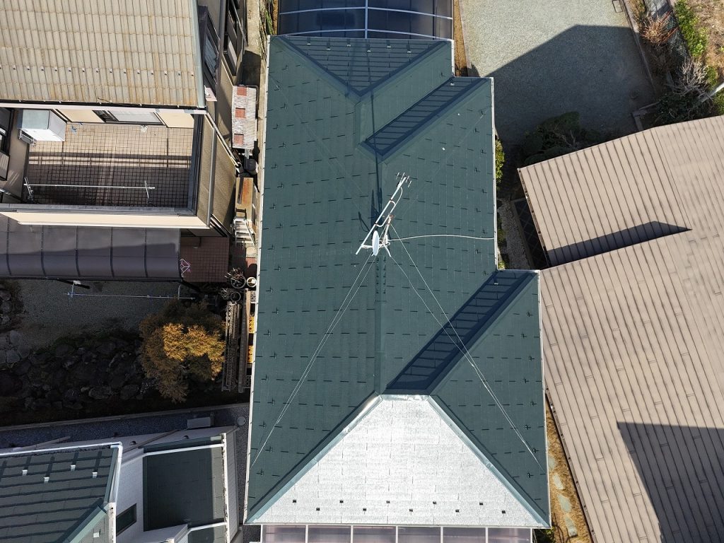 伊勢原市の屋根・外壁塗装工事の施工事例/S様邸/完成