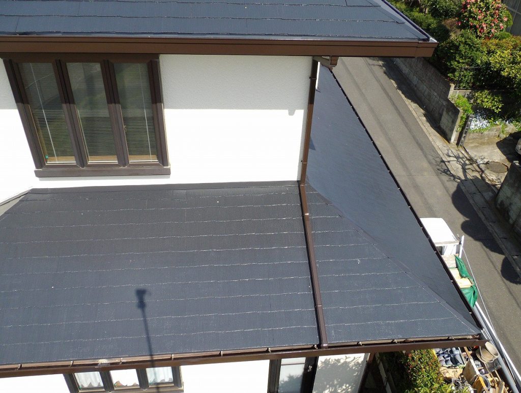 伊勢原市の屋根・外壁塗装工事の施工事例/A様邸/完成
