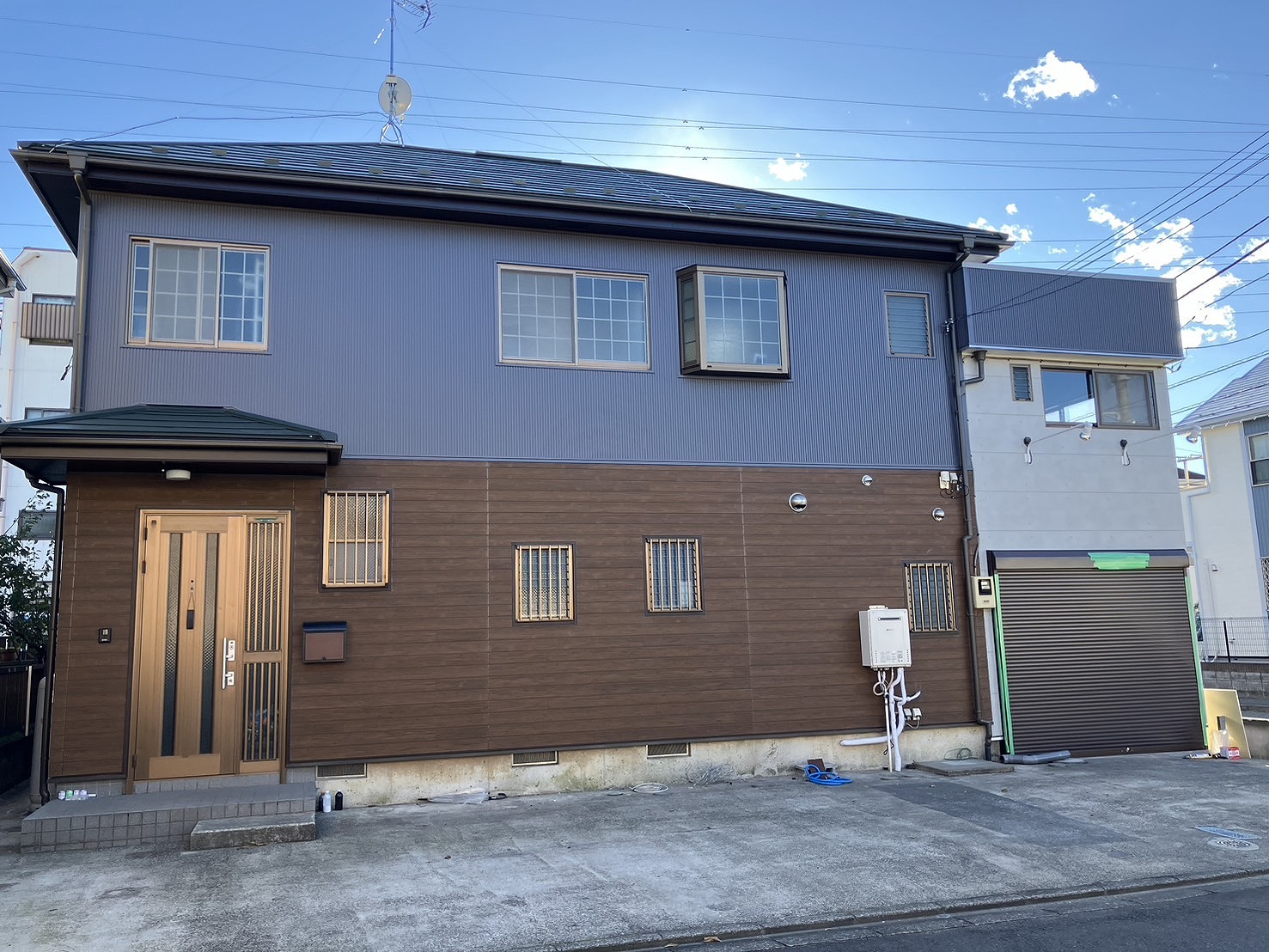 店舗兼住宅の外装リフォーム／町田市／K様邸／完成