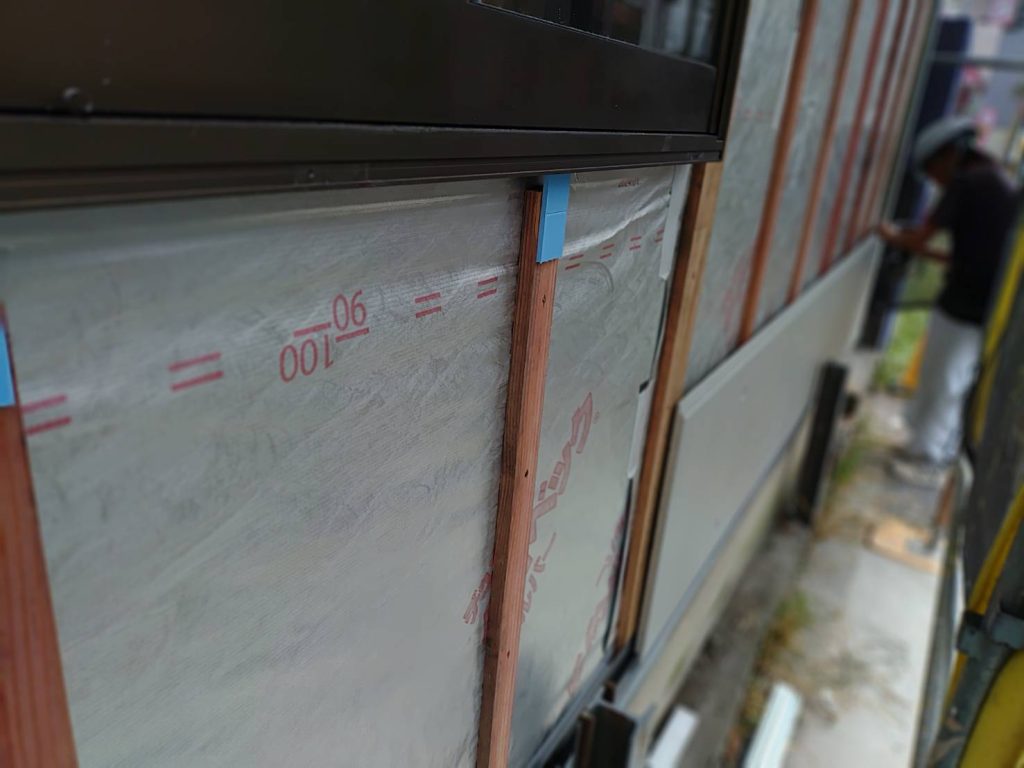 店舗兼住宅の外装リフォーム／町田市／K様邸／施工中